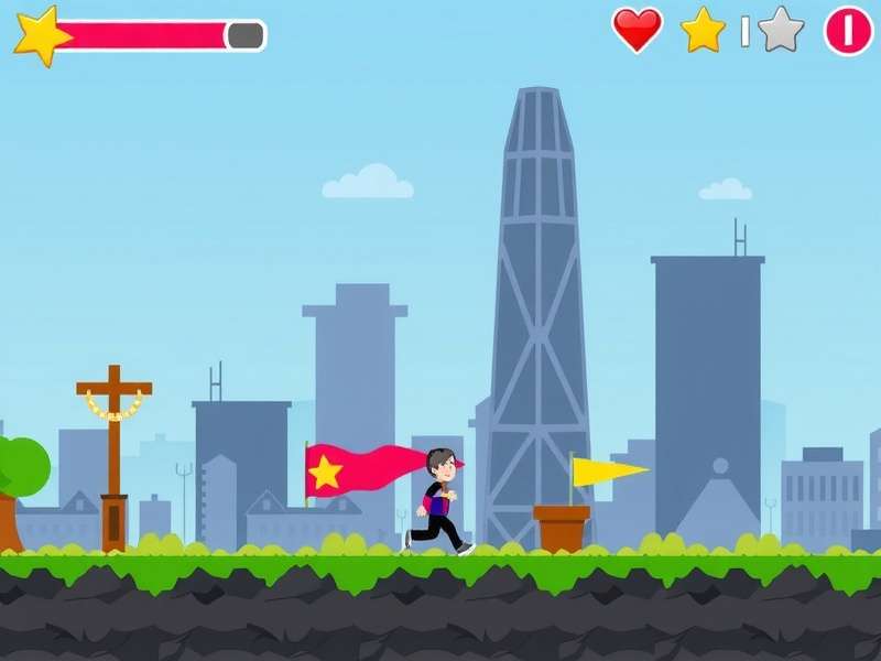 Joyful Color Run Gameplay Screenshot